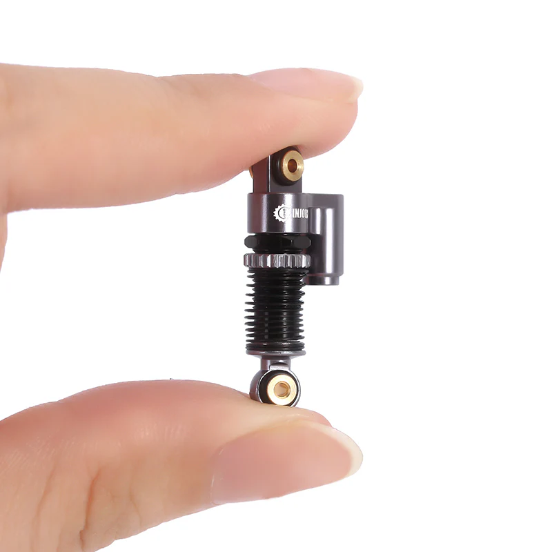 INJORA 43mm Aluminum Threaded Double Barrel Shocks with Fake Reservoir for Axial SCX24 - Image 24