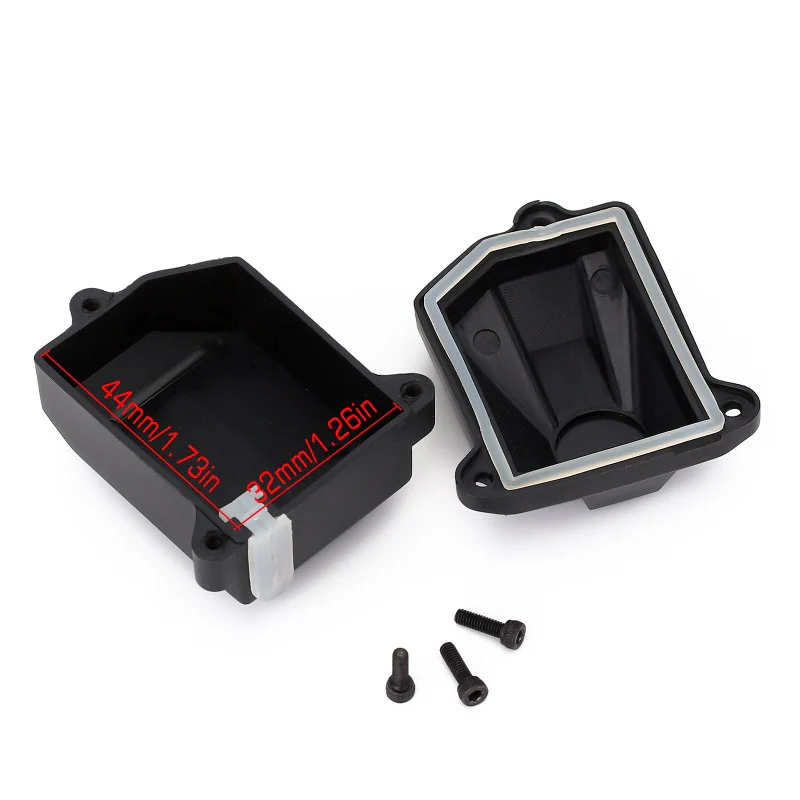 INJORA 46*33*32mm Waterproof Plastic Radio Device Receiver Box for Axial SCX10 III - Image 3
