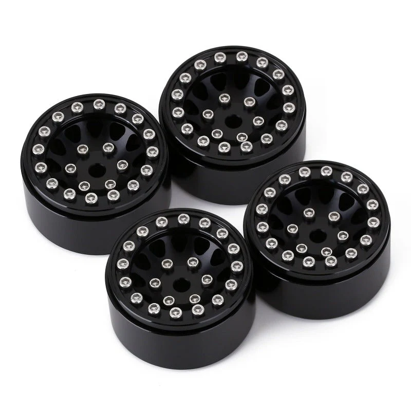 INJORA 1.0" 12-Spokes Beadlock Wheels for Micro Crawlers (W1049) - Image 8