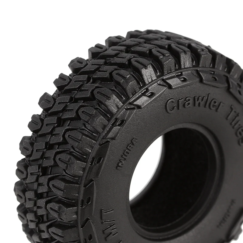 INJORA 1.0" 54*18mm Mud Terrain Tires (T1002) (4) - Image 3