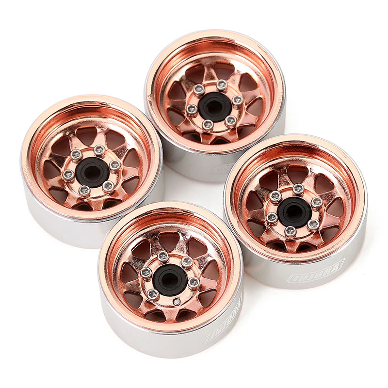 INJORA 1.0" Stamped Steel -3.78mm Offset Wheels for Micro Crawlers (W1004) - Image 22