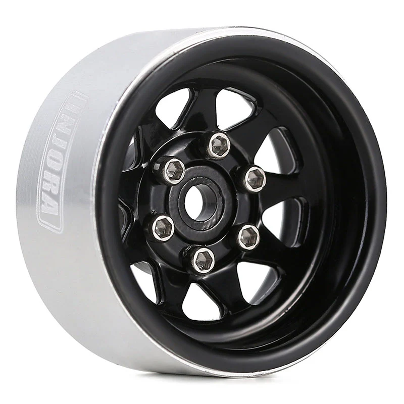 INJORA 1.0" Stamped Steel -3.78mm Offset Wheels for Micro Crawlers (W1004) - Image 4