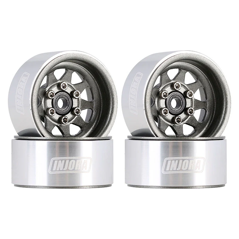 INJORA 1.0" Stamped Steel -3.78mm Offset Wheels for Micro Crawlers (W1004) - Image 7