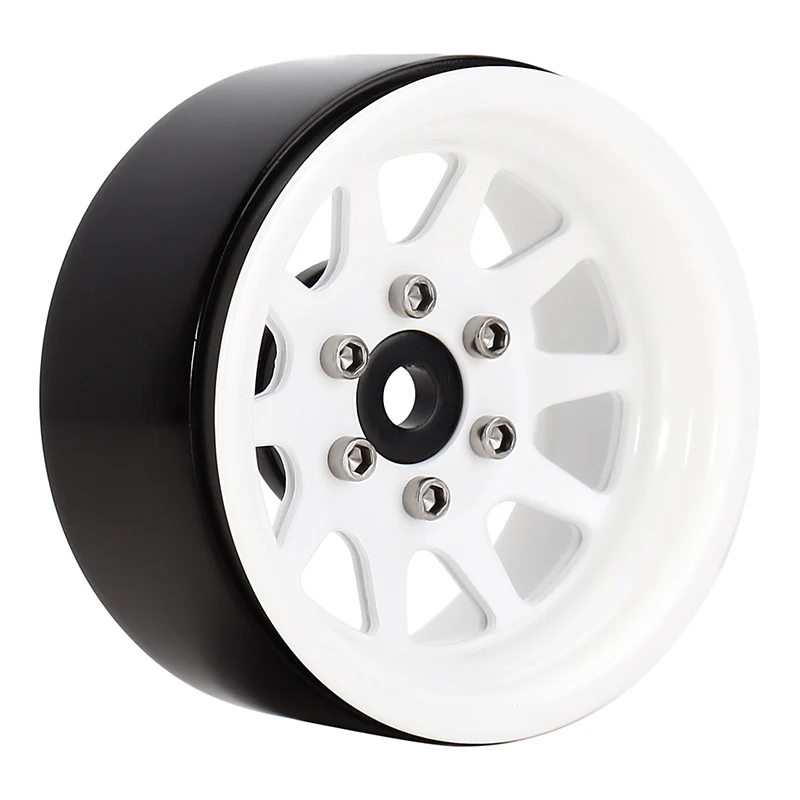INJORA 1.9" 10-spoke Stamped Steel Wheels for 1/10 RC Crawlers - Image 19
