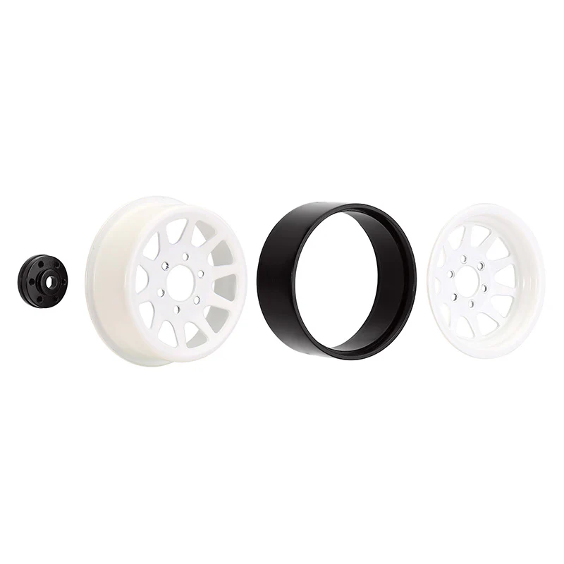 INJORA 1.9" 10-spoke Stamped Steel Wheels for 1/10 RC Crawlers - Image 21