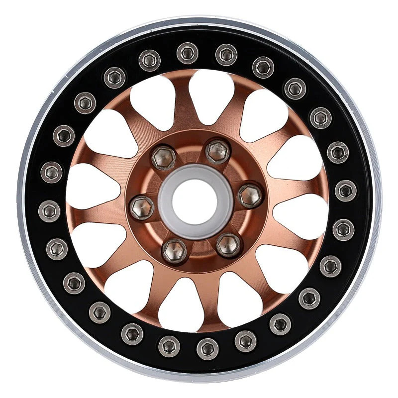 INJORA 4PCS 1.9" 12-spoke Metal Beadlock Wheel Rims for 1/10 RC Crawler - Image 20
