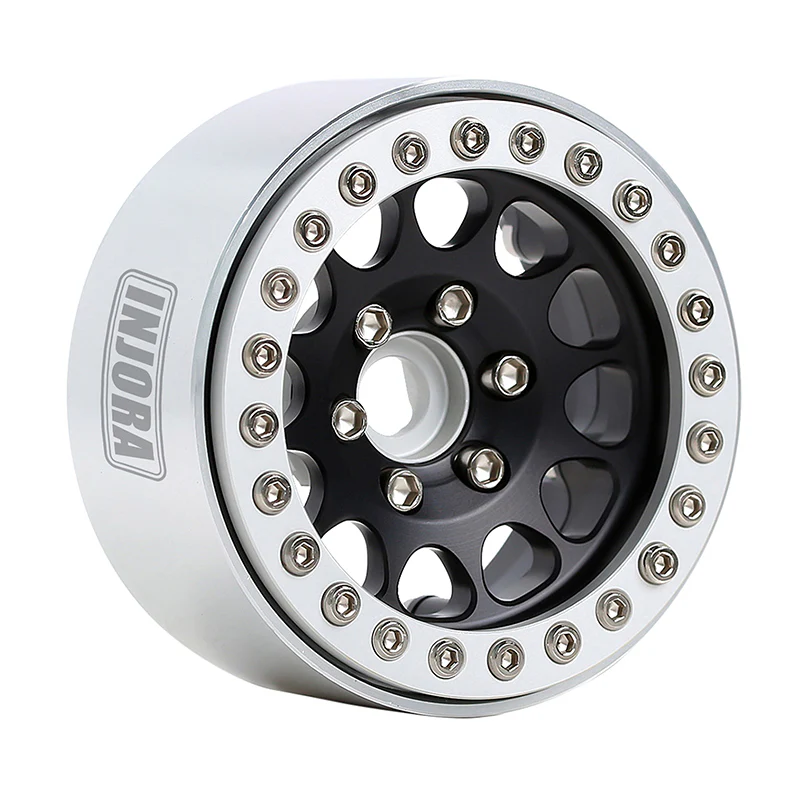 INJORA 4PCS 1.9" Aluminum Alloy Beadlock Wheel Rims for 1/10 RC Crawler - Image 11