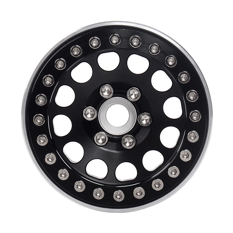 INJORA 4PCS 1.9" Aluminum Alloy Beadlock Wheel Rims for 1/10 RC Crawler - Image 5