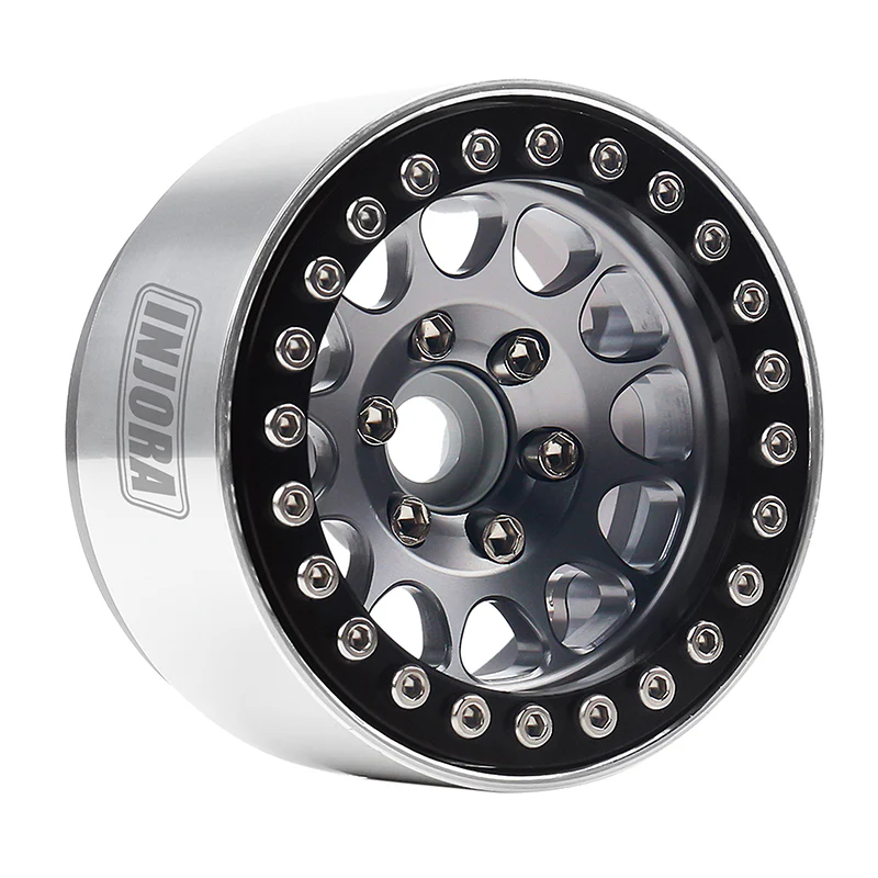 INJORA 4PCS 1.9" Aluminum Alloy Beadlock Wheel Rims for 1/10 RC Crawler - Image 7