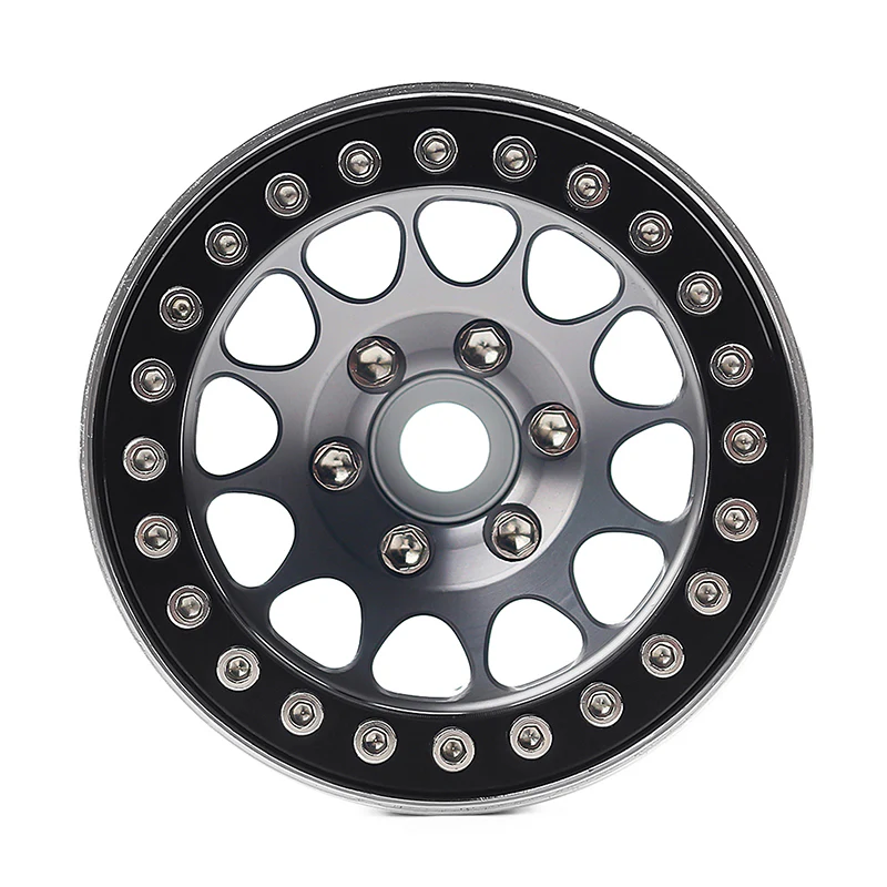 INJORA 4PCS 1.9" Aluminum Alloy Beadlock Wheel Rims for 1/10 RC Crawler - Image 9