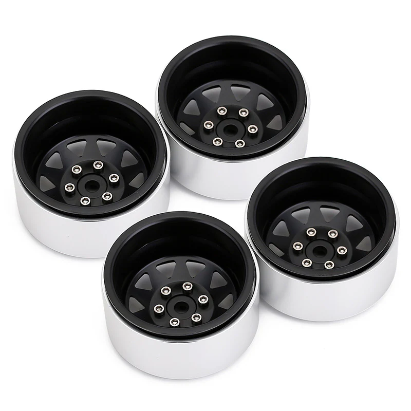INJORA 1.9" Deep Dish -8.9mm Offset Wheels for 1/10 RC Crawlers (W1940) - Image 7