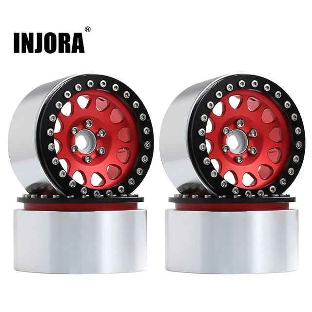 INJORA 2.2" Aluminum Beadlock Wheels for 1/10 RC Crawlers - Image 13