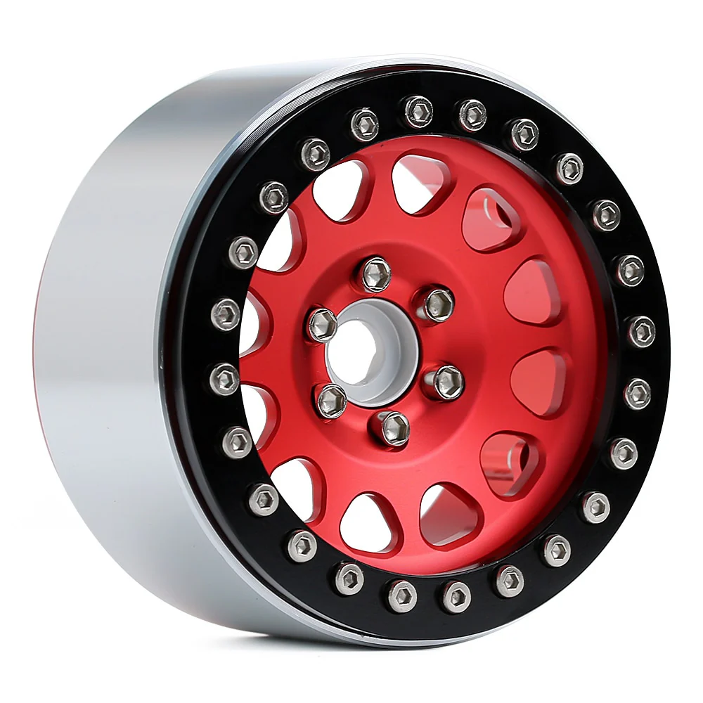 INJORA 2.2" Aluminum Beadlock Wheels for 1/10 RC Crawlers - Image 14