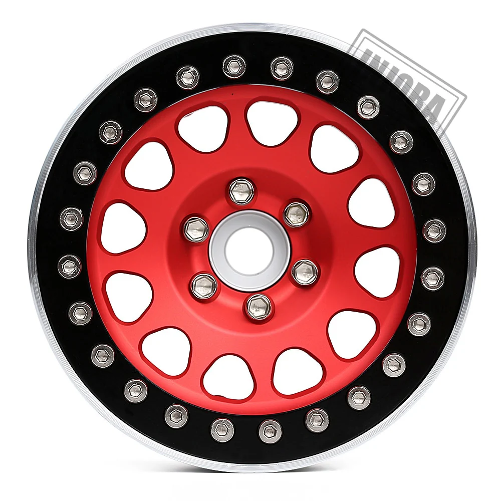 INJORA 2.2" Aluminum Beadlock Wheels for 1/10 RC Crawlers - Image 15