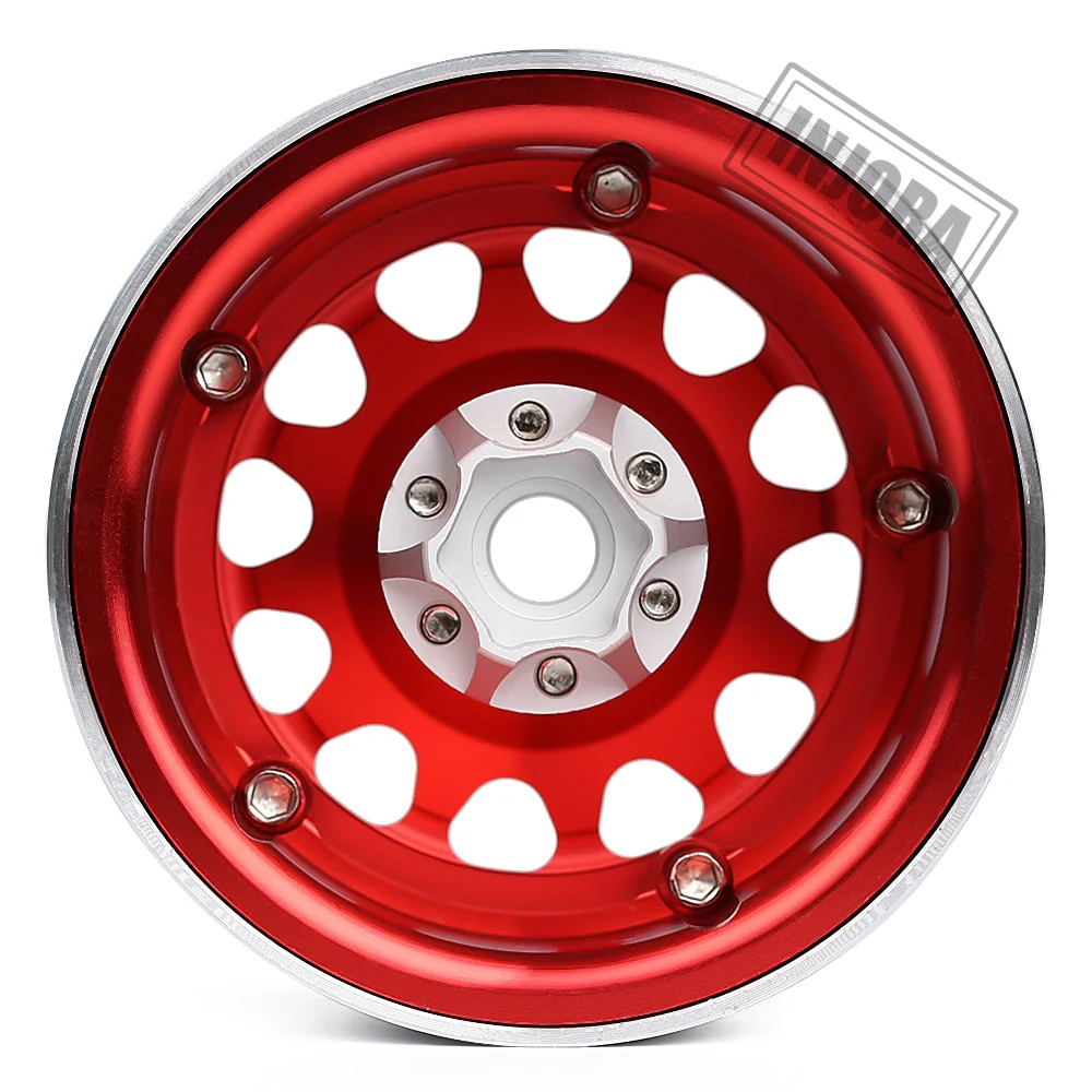 INJORA 2.2" Aluminum Beadlock Wheels for 1/10 RC Crawlers - Image 16