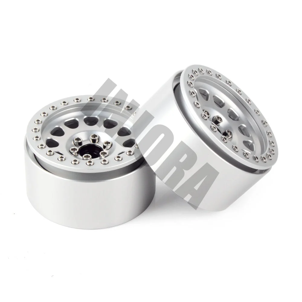 INJORA 2.2" Aluminum Beadlock Wheels for 1/10 RC Crawlers - Image 23