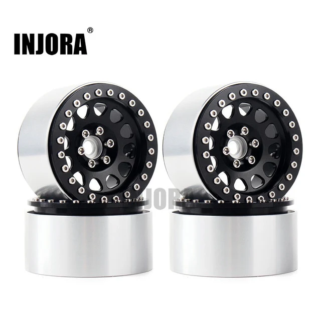 INJORA 2.2" Aluminum Beadlock Wheels for 1/10 RC Crawlers - Image 24