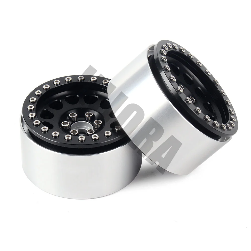 INJORA 2.2" Aluminum Beadlock Wheels for 1/10 RC Crawlers - Image 29