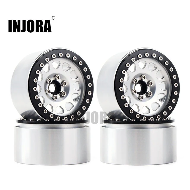 INJORA 2.2" Aluminum Beadlock Wheels for 1/10 RC Crawlers - Image 30