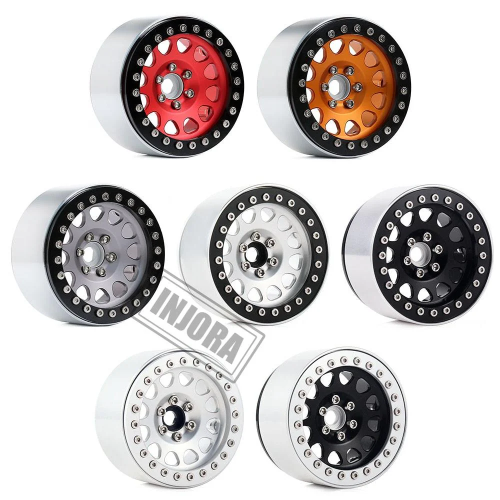 INJORA 2.2" Aluminum Beadlock Wheels for 1/10 RC Crawlers - Image 36