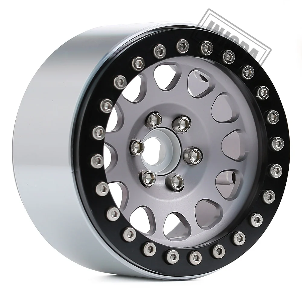 INJORA 2.2" Aluminum Beadlock Wheels for 1/10 RC Crawlers - Image 8