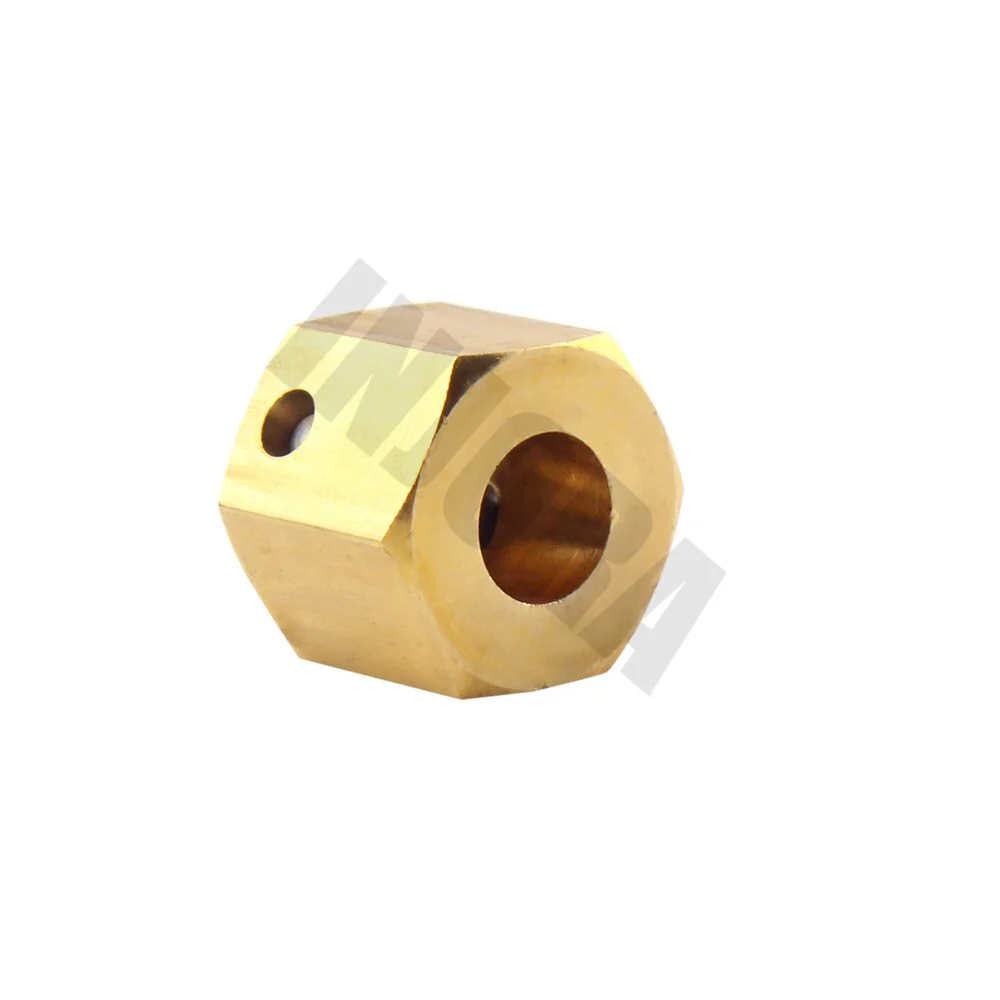 INJORA 4PCS 5/8.5/10mm Heavy Brass 12mm Wheel Hex Extenders for Traxxas TRX4 - Image 8