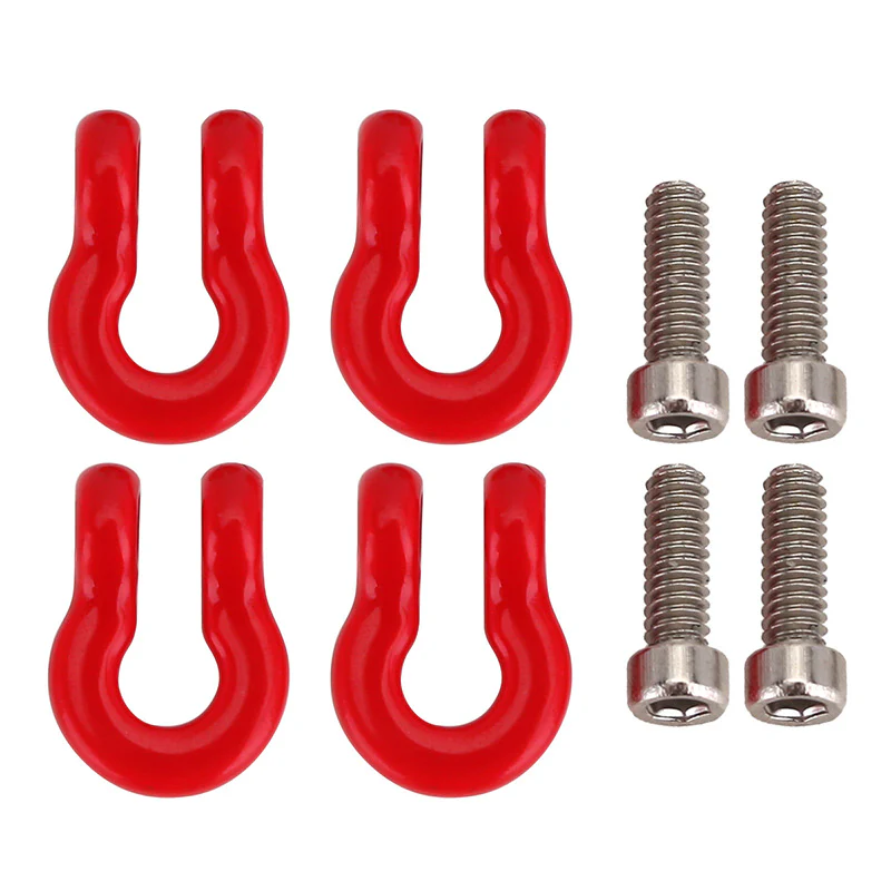 INJORA D Rings Tow Hooks with M2 Screws for SCX24 Bumpers - Image 7