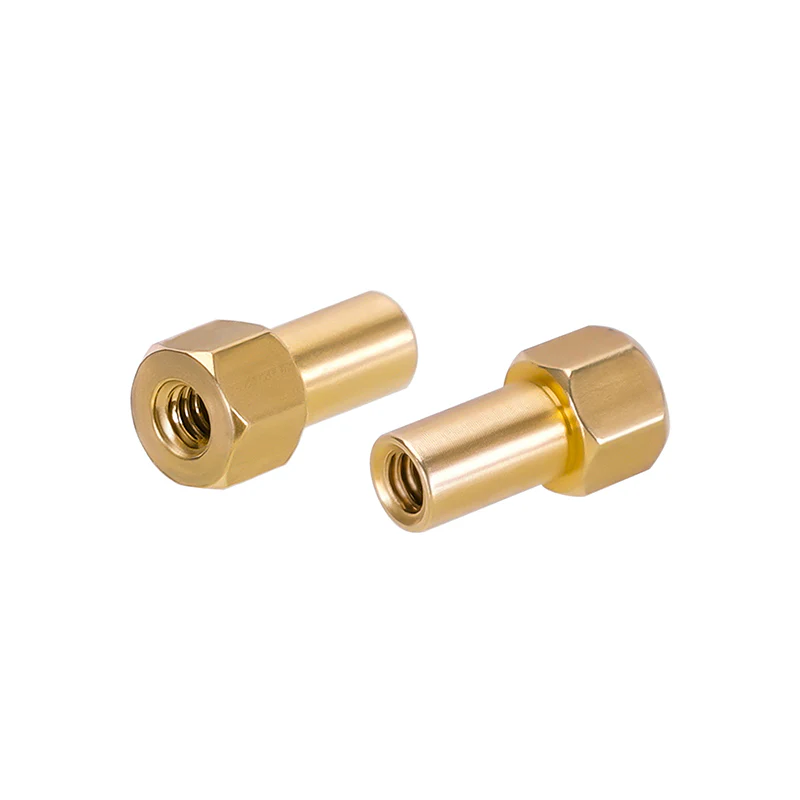 INJORA 4PCS Brass Wheel Hex Hub +5mm Extenders for Axial SCX24 AX24 - Image 8