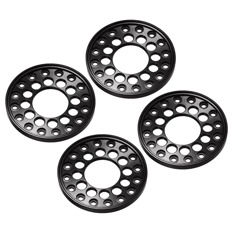 [Clearance Sale] INJORA 4PCS CNC Aluminum Outer Beadlock Rings for INJORA 1.0" Wheel Rims - Image 4