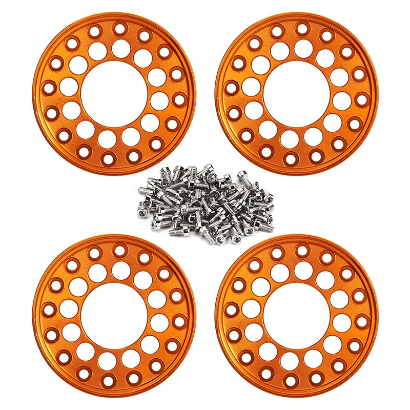 [Clearance Sale] INJORA 4PCS CNC Aluminum Outer Beadlock Rings for INJORA 1.0" Wheel Rims - Image 8