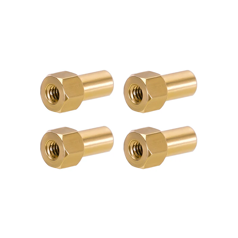 INJORA M2 Brass Nuts for INJORA +5mm SCX24 Wheel Hex Extenders - Image 2