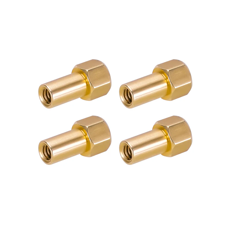 INJORA M2 Brass Nuts for INJORA +5mm SCX24 Wheel Hex Extenders - Image 5