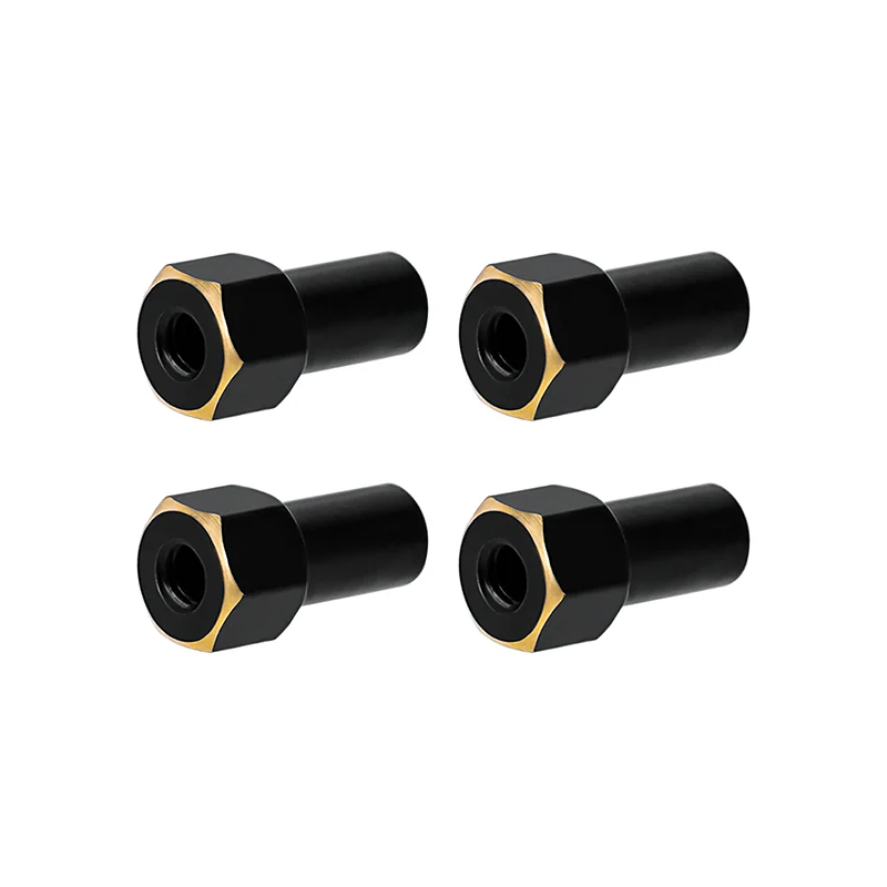 INJORA M2 Brass Nuts for INJORA +5mm SCX24 Wheel Hex Extenders - Image 6