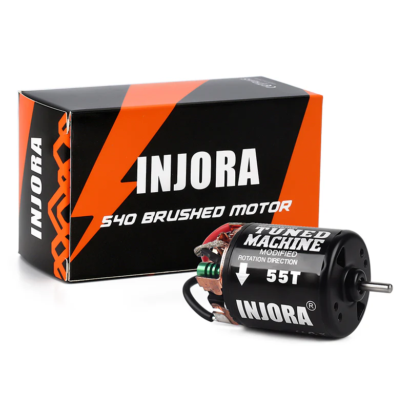 INJORA 540 3-Slot Waterproof Brushed Motor 13T 21T 35T 45T 55T 80T for 1/10 RC Crawler - Image 14