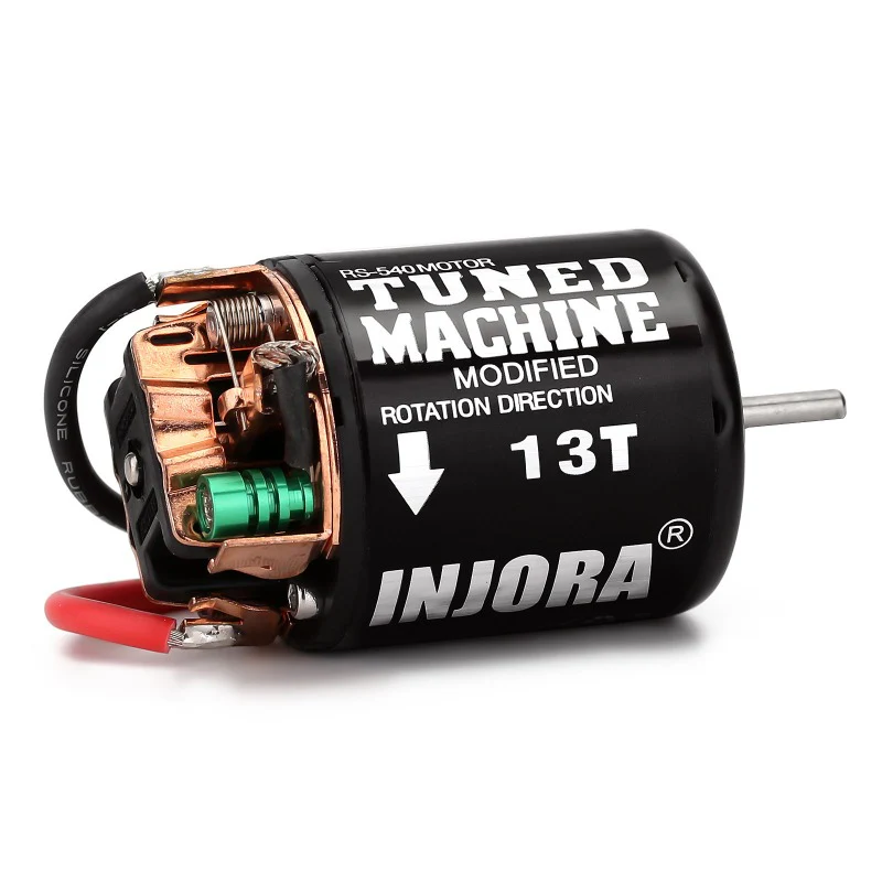 INJORA 540 3-Slot Waterproof Brushed Motor 13T 21T 35T 45T 55T 80T for 1/10 RC Crawler - Image 4