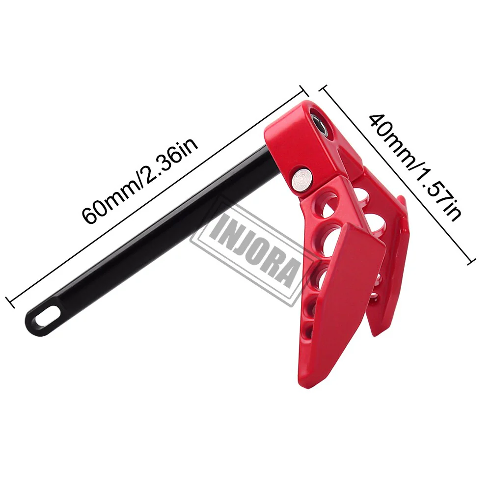 INJORA 60*40mm Metal Foldable Winch Earth Anchor Decor for 1/10 RC Crawler - Image 3