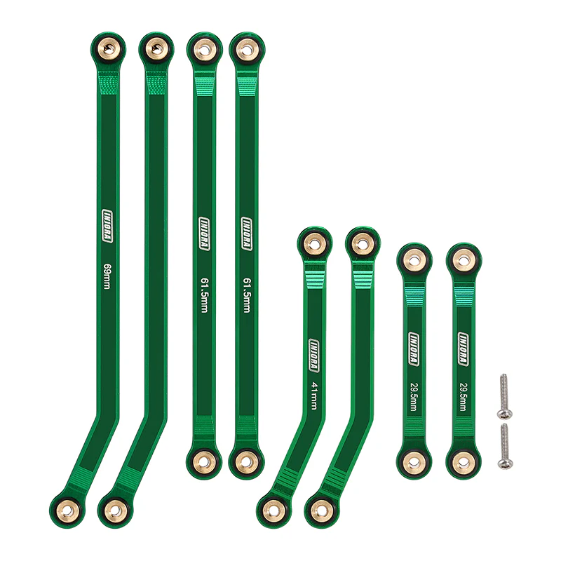 [Clearance Sale] INJORA 8PCS Aluminum High Clearance 4 Links Set for Axial SCX24 Deadbolt Betty - Image 11