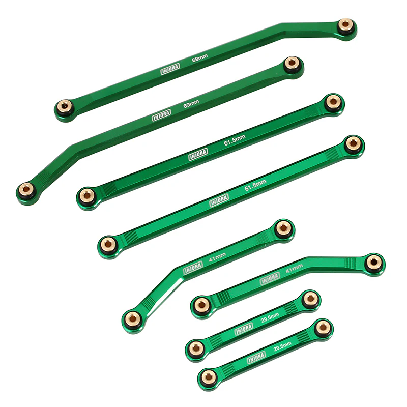 [Clearance Sale] INJORA 8PCS Aluminum High Clearance 4 Links Set for Axial SCX24 Deadbolt Betty - Image 12