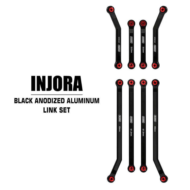 [Clearance Sale] INJORA 8PCS Aluminum High Clearance 4 Links Set for Axial SCX24 Deadbolt Betty - Image 3