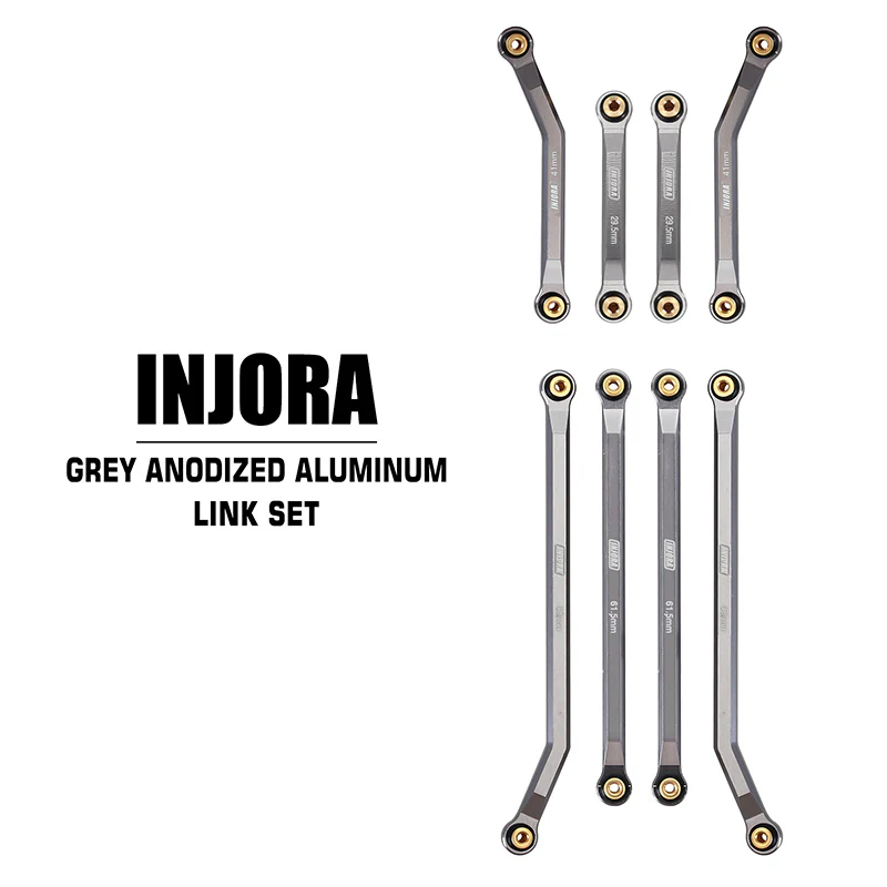 [Clearance Sale] INJORA 8PCS Aluminum High Clearance 4 Links Set for Axial SCX24 Deadbolt Betty - Image 6
