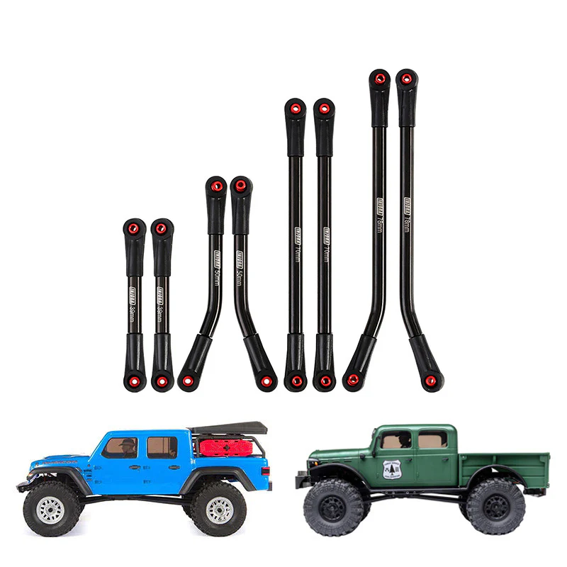 INJORA 8PCS Stainless Steel High Clearance 4 Links Set for Axial SCX24 Gladiator Power Wagon - Image 2