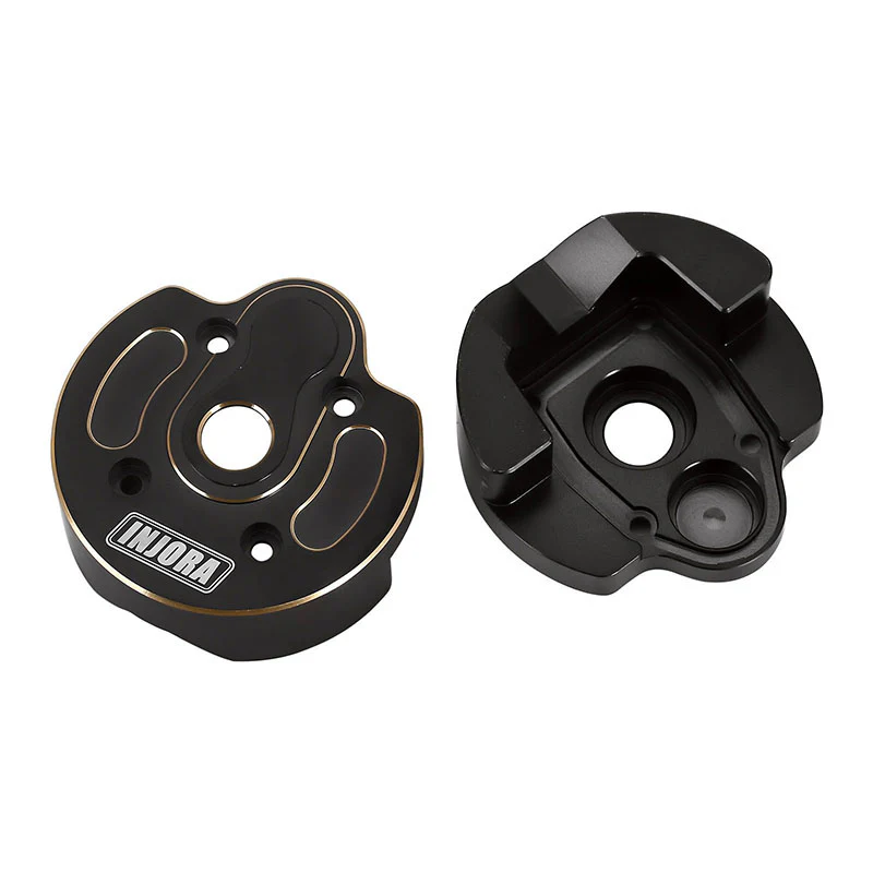 INJORA Black Coating Portal Steering Knuckle Caps for SCX10 III Capra 1.9 - Image 4