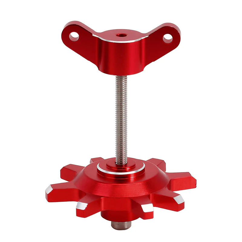 INJORA Black/Red Metal Tire Assembly Disassembly Auxiliary Tool for 1.9 2.0 2.2 Inch Beadlock Wheels - Image 5