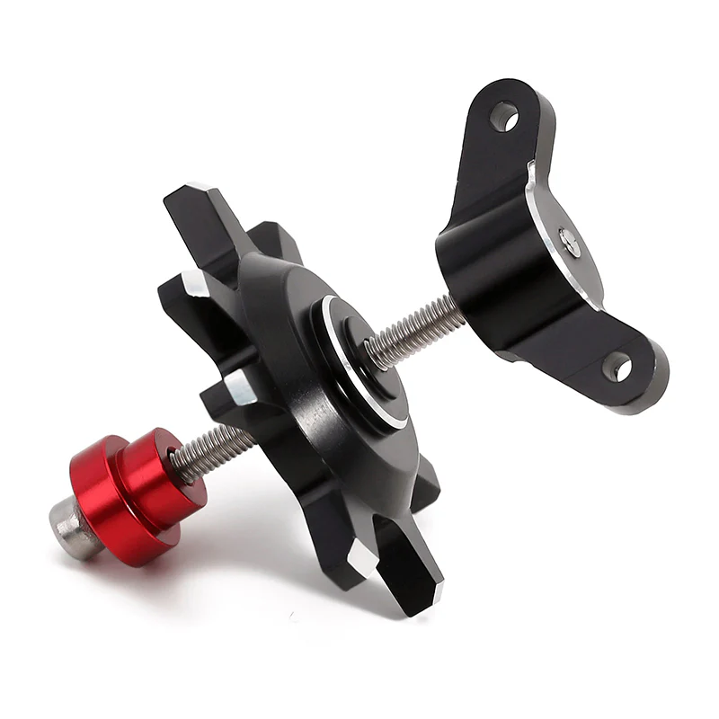 INJORA Black/Red Metal Tire Assembly Disassembly Auxiliary Tool for 1.9 2.0 2.2 Inch Beadlock Wheels - Image 6