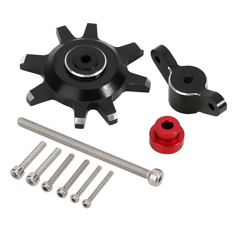 INJORA Black/Red Metal Tire Assembly Disassembly Auxiliary Tool for 1.9 2.0 2.2 Inch Beadlock Wheels - Image 7