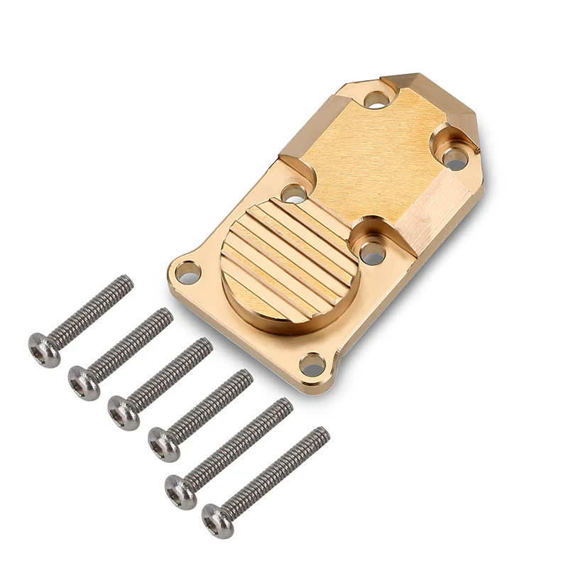 [Clearance Sale] INJORA Aluminum/Brass Diff Cover for Axial SCX24 AX24 - Image 3
