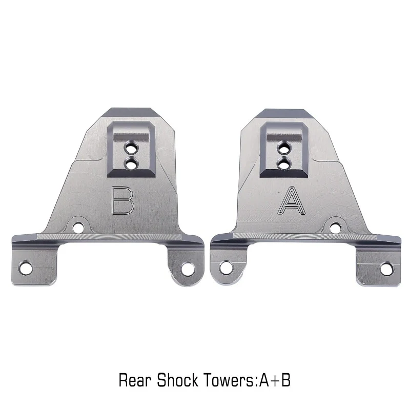 INJORA CNC Aluminum Alloy Front & Rear Shock Towers Mount for Traxxas TRX4 #8216 - Image 5