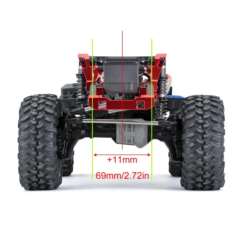 INJORA CNC Aluminum Alloy Front & Rear Shock Towers Mount for Traxxas TRX4 #8216 - Image 9