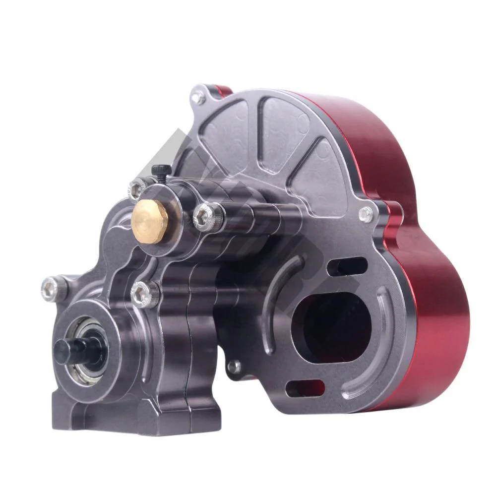 INJORA Complete Metal Gearbox Transmission Box with Gear for Axial SCX10 - Image 5