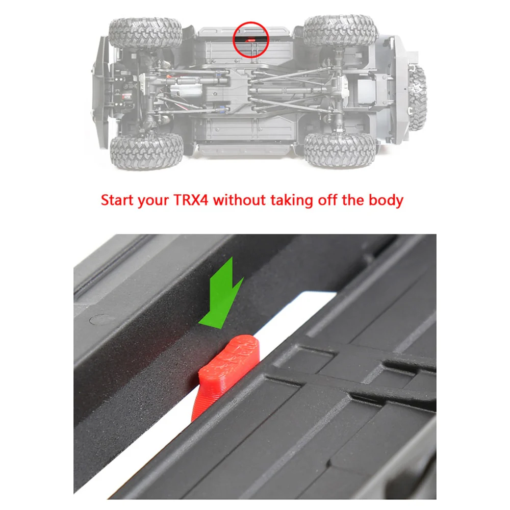 INJORA ESC Easy Start Trigger Power Switch for Traxxas TRX-4 - Image 8